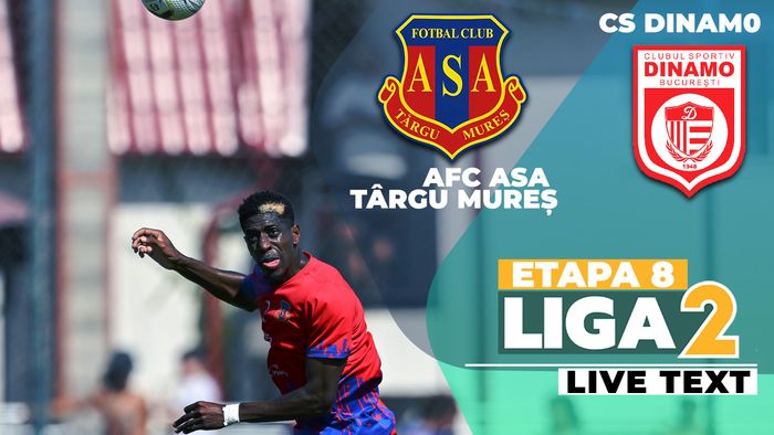 Spectacol la Târgu Mureș, cu AFC ASA câștigând cu 4-3 după ce CS Dinamo a avut 2-0 și a egalat pentru 3-3. Teatru ieftin al galeriei mureșenilor, care a cerut tot jocul demisia lui Eusebiu Tudor!