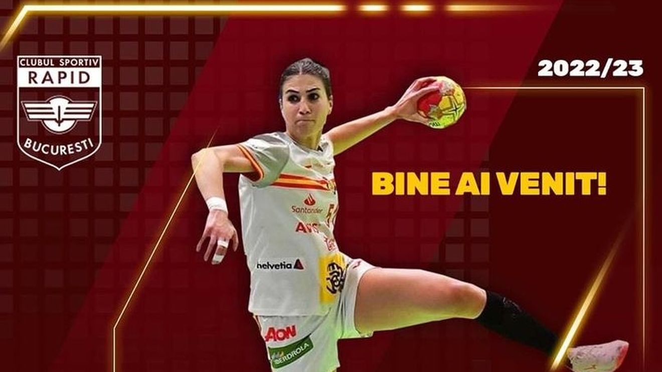 Încă o jucătoare din naționala Spaniei a semnat cu Rapid! Liderul din campionatul intern la handbal feminin continuă să transfere la foc automat