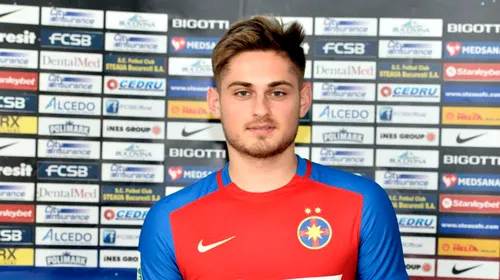 Cătălin Carp a fost prezentat oficial la Steaua: „Vreau să demonstrez că am capacitatea de a ajunge la nivel înalt”