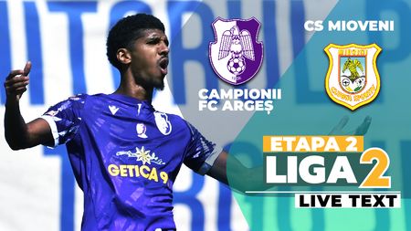 Derby alb în Argeș! Campionii FC Argeș și CS Mioveni n-au înscris nici în al doilea lor meci din acest sezon. Piteștenii au fost mai periculoși, cu o bară și o transversală