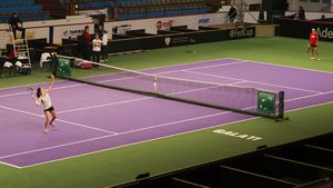 Jucătoarele din Spania, mulțumite după primul antrenament la Galați