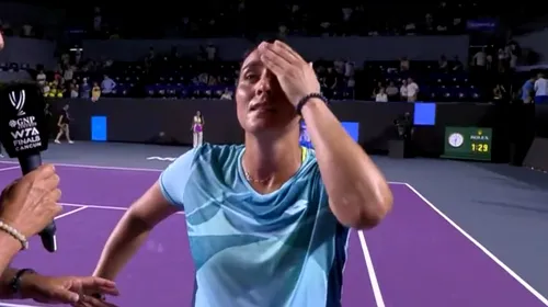 Moment neașteptat la Turneul Campioanelor! Rivala Simonei Halep a plâns pe teren și a anunțat decizia ei, după ce a învins-o pe campioana de la Wimbledon: „Donez o parte din premiu”