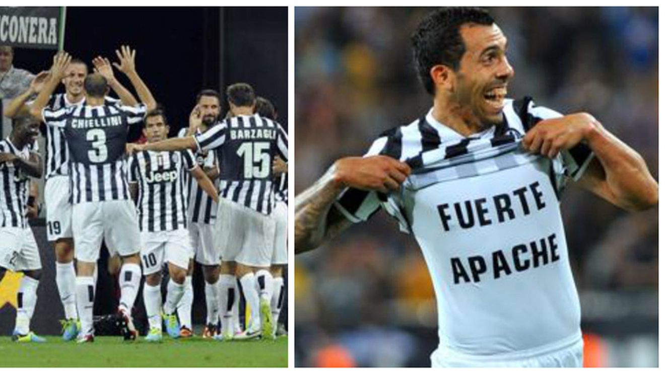 Juve - Lazio 4-1. Tevez a marcat din nou 