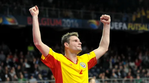 Debut spectaculos pentru naționala de futsal la CE! Belgia – România 1-6. Iancu a înscris din poartă în poartă, „tricolorii” s-au calificat în sferturi după doar un meci