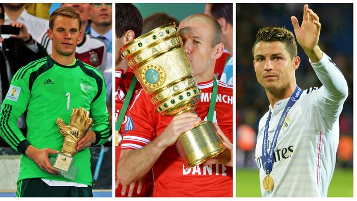 Neuer, Robben și Ronaldo, finaliștii nominalizați de UEFA pentru titlul de Jucătorul Anului în Europa