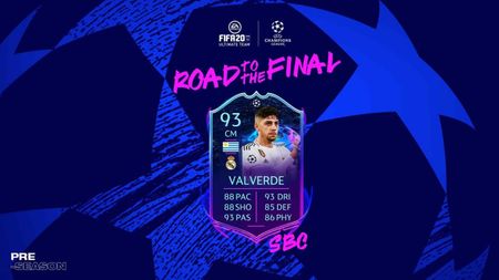 UCL Federico Valverde | Soluții SBC, recompense, dată de expirare și ultimele știri despre cardul mijlocașului