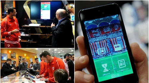 FOTO | Dinamo și-a lansat aplicația oficială pentru telefoane mobile și tablete. Reacția lui Marius Niculae: „Mi se pare o idee genială”