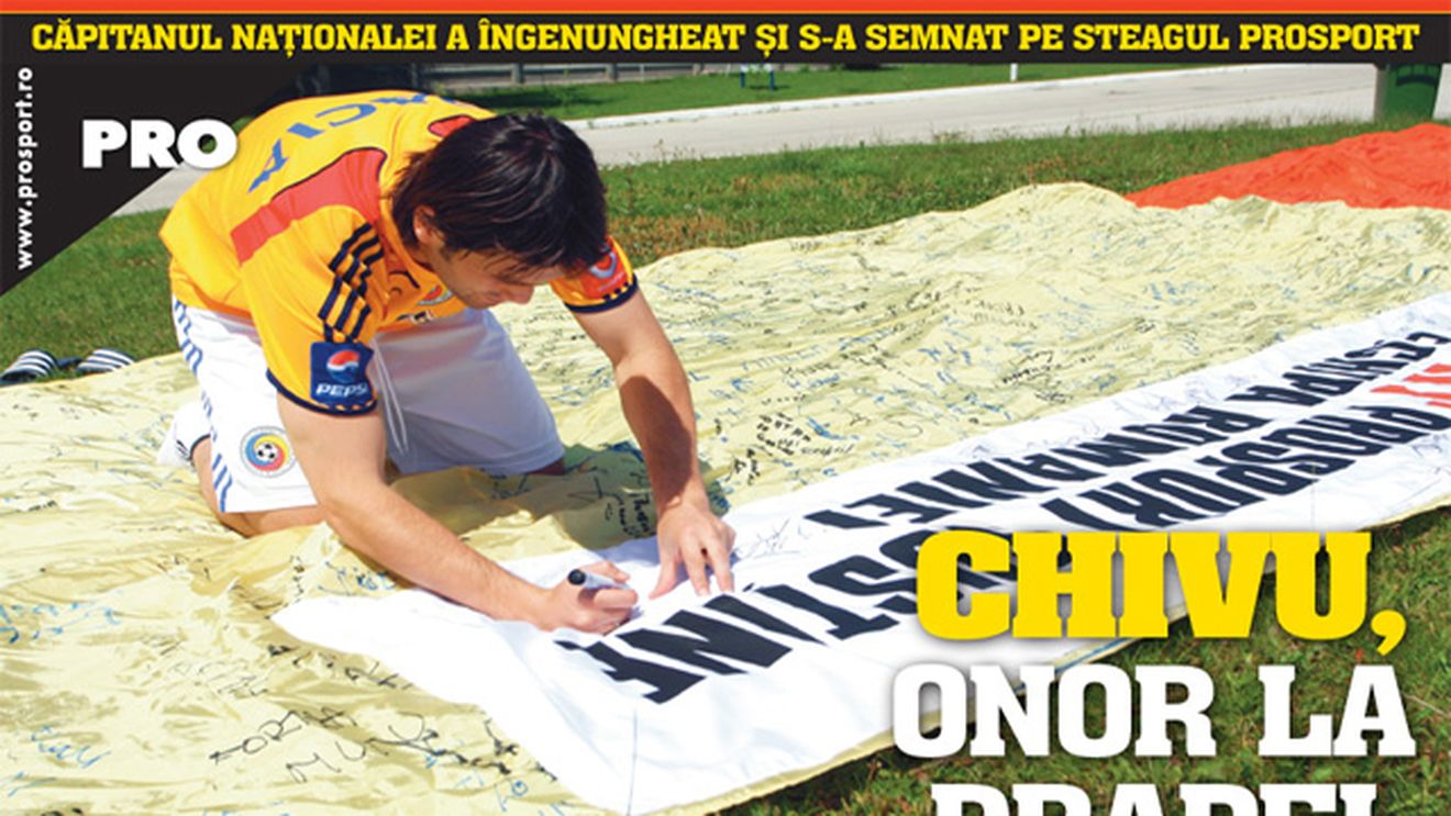 EXCLUSIV ProSport / Chivu, în genunchi pentru România!