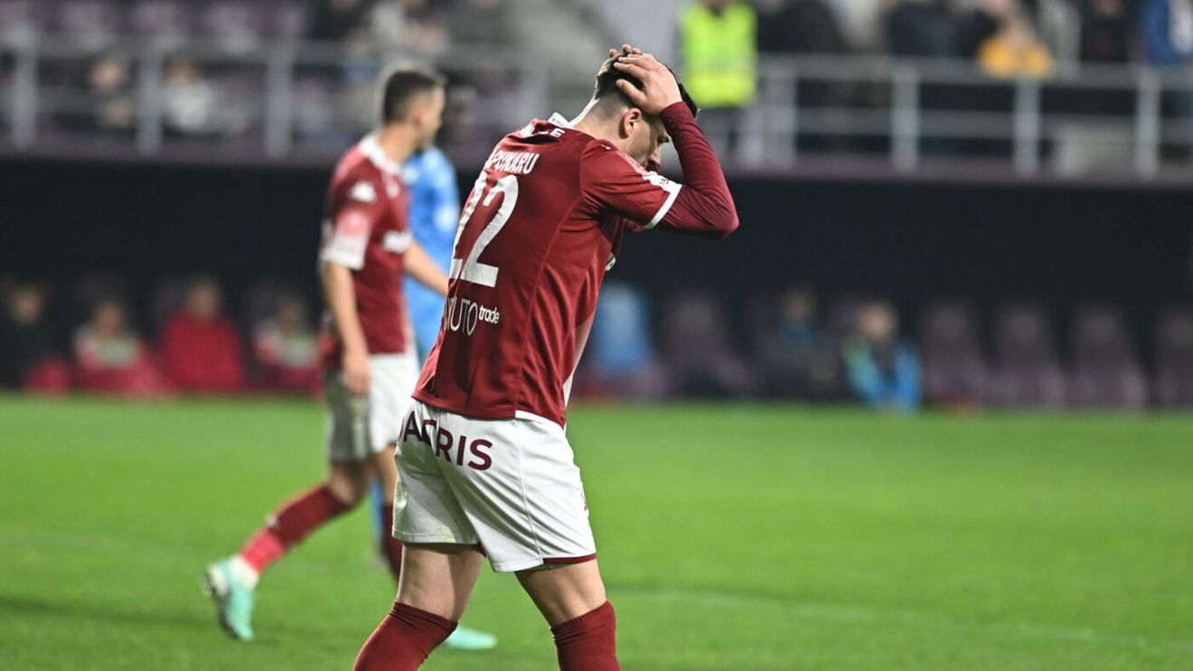 De ce nu a jucat Cristian Săpunaru în Universitatea Craiova - Rapid 1-1! E pentru prima oară când se întâmplă asta