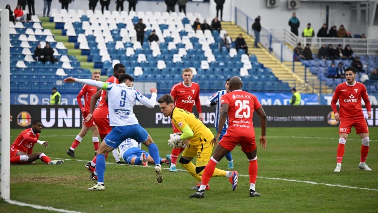 Poli Iași - UTA Arad 0-1, în etapa 25 din Superliga. Moldovenii au ajuns la șase înfrângeri consecutive