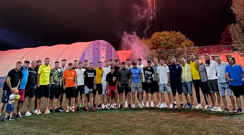 Progresul Spartac a sărbătorit revenirea în Liga 2! A început sărbătoarea după ce a aflat că va înlocui FC Brașov