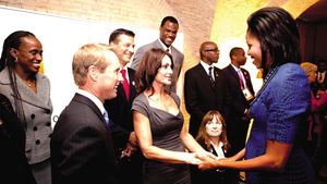 Obama, preferatul campioanelor!** Nadia și soția președintelui sunt implicate în proiectul „Let's move"