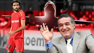 Gigi Becali îi transmite un mesaj public lui Andrea Compagno! Patronul FCSB vrea să îl vândă pe italian. „E liber să plece dacă își găsește echipă!" | EXCLUSIV