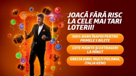 ADVERTORIAL | PRIMEȘTI BANII ÎNAPOI PENTRU PRIMELE 5 BILETE JUCATE LA LOTERIILE DE PE BETANO!