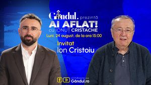 „Ai Aflat! cu Ionuț Cristache” începe luni, 24 august, de la ora 15.00, live pe Gândul. Invitat: Ion Cristoiu