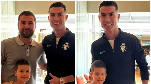 Cristiano Ronaldo a fost cadoul pe care fiul lui Adrian Mutu l-a cerut! „Briliantul” i-a făcut lui Tiago cea mai frumoasă surpriză: „Visul a devenit realitate!”