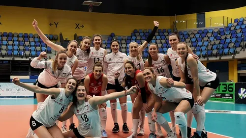 CSM Volei Alba Blaj, în finala Cupei Challenge la volei feminin! La adversara din ultimul act joacă românca Alexia Căruţaşu