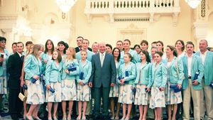 Performerii Olimpiadei, primiți la Cotroceni și Palatul Victoria