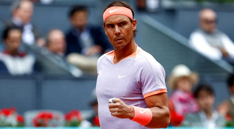 Rafael Nadal l-a distrus pe noul star al tenisului la turneul de la Madrid. De ce prezența „Matadorului” la Roland Garros e incertă