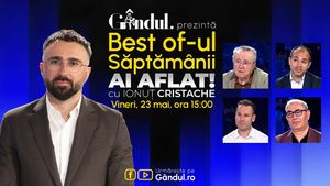 Gândul prezintă Best Of Ai aflat! Cu Ionuț Cristache - vineri, 23 mai, de la ora 15.00