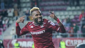 Rapid Bucureşti, 13-0 cu o echipă de amatori din Arabia! Boupendza a marcat de 4 ori