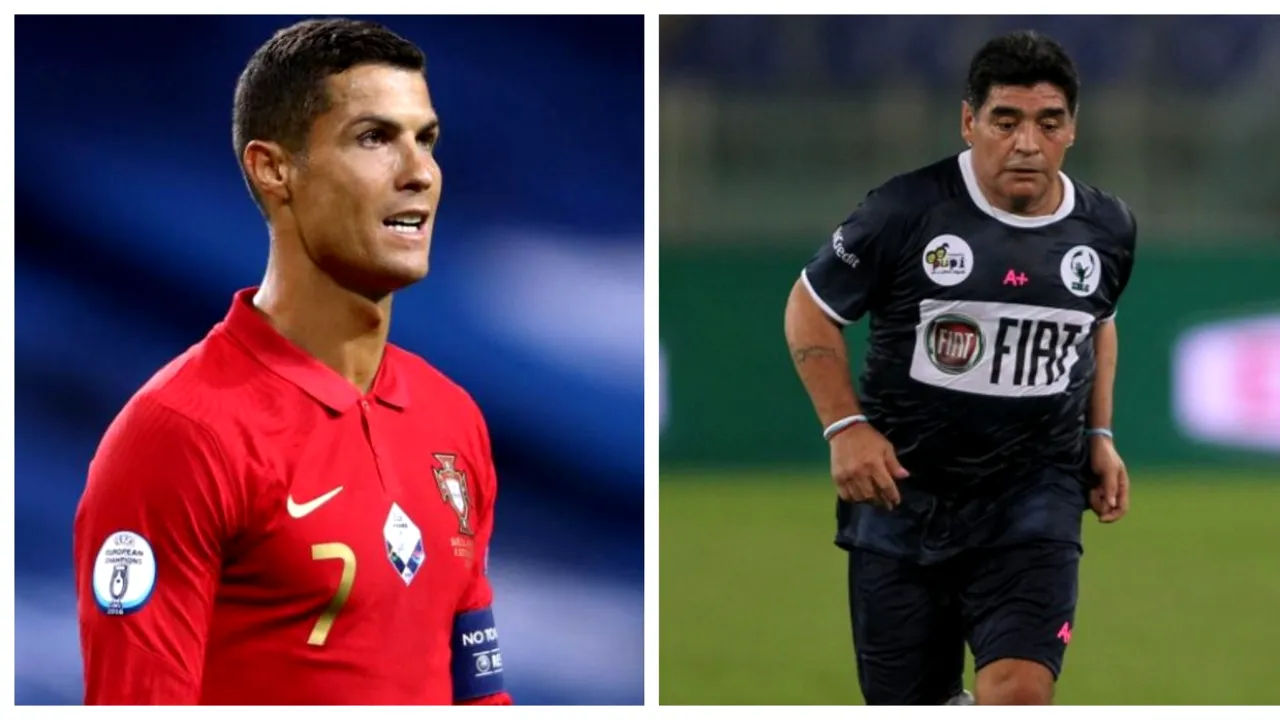 Reacția cutremurătoare lui Cristiano Ronaldo, după moartea lui Diego Maradona: „Lumea își ia rămas bun de la un geniu etern” | FOTO