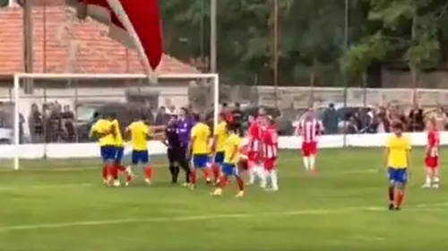 VIDEO | Imagini cu momentele care au dus la finalul prematur al barajului dintre Dănceu și Socodor. Arbitrul a scris că i-a fost pusă în pericol integritatea, unul dintre presupușii agresori îl contrazice. Sunt implicate cinci cadre MAI și un primar