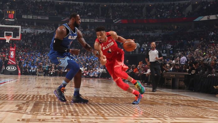 Spectacol total la ediția cu numărul 69 din istoria All Star Game. Team Lebron a trecut de Team Giannis, scor final 157-155 | VIDEO