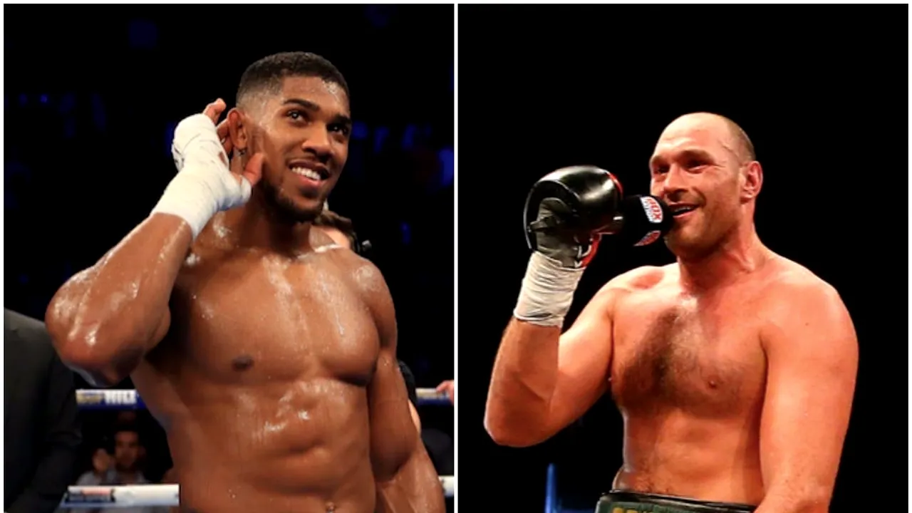 Vești extraordinare pentru fanii boxului! Două super meciuri între Anthony Joshua și Tyson Fury: 