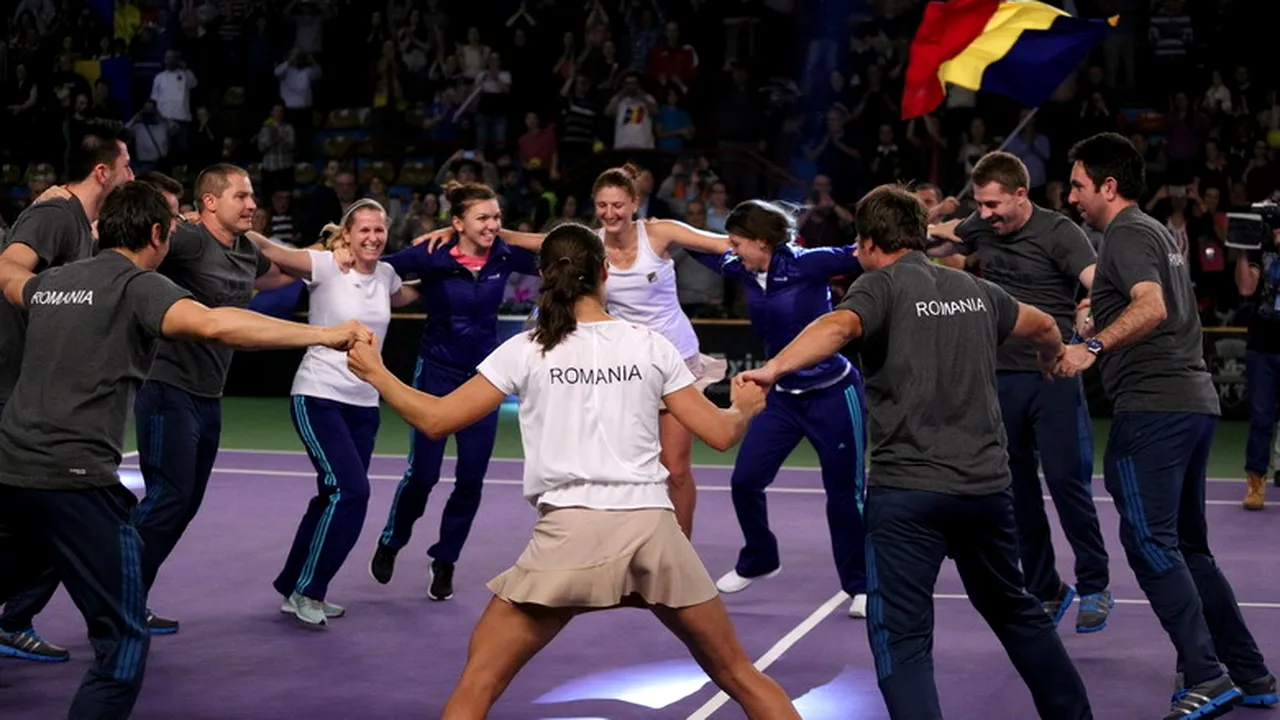 FED Cup face retrospectiva anului 2015: România, cea mai spectaculoasă națională