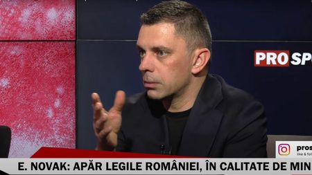 Ministrul Eduard Novak, tranșant în privința naturalizării sportivilor: „Sunt contra! Trebuie să crești sportivii tăi, să fie loiali”. Răspuns pentru președintele Federației Române de Judo: „E o mare problemă acolo” | VIDEO EXCLUSIV ProSport Live