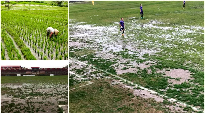 Orezărie, nu fotbal!** Sportul Snagov a câștigat meciul cu ASU Politehnica, desfășurat pe un teren într-o stare incredibilă. Timișorenii au refuzat amânarea meciului