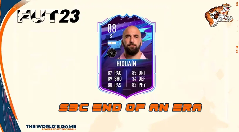 Retragerea oficială din fotbalul profesionist îi aduce lui Gonzalo Higuain un super card în FIFA 23! Cât valorează și cum îl poți obține