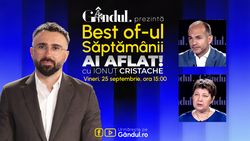 Gândul prezintă Best Of Ai aflat! Cu Ionuț Cristache – vineri, 25 septembrie, de la ora 15.00