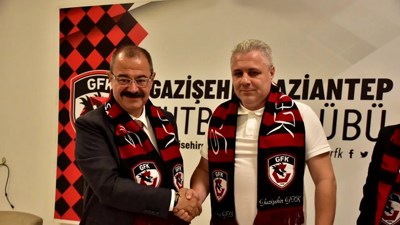 Marius Șumudică, prezentat oficial la Gazișehir Gaziantep. FOTO | Promisiunea făcută de antrenorul român: 