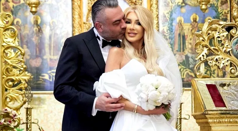 Bogdan Vasiliu s-a căsătorit religios cu aleasa inimii sale, Alina Petre! Ce superstiție a respectat președintele CS Rapid la nuntă: „Am făcut acest legământ pentru noi”