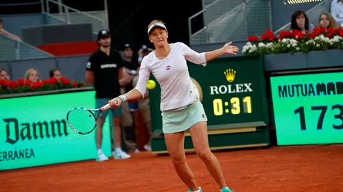 Irina Begu a obținut una dintre cele mai mari victorii ale carierei! Românca a învins-o pe Garbine Muguruza și s-a calificat în optimi la Madrid