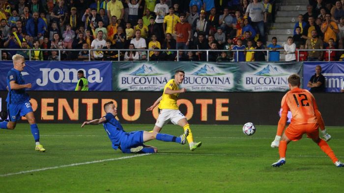 România - Finlanda 1-0. Tricolorii au reușit prima victorie în Liga Națiunilor! Oaspeții au ratat ocazii imense în Giulești
