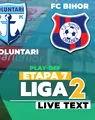 FC Voluntari – FC Bihor începe la ora 19:00. Ilfovenii pot urca, cel puțin pentru două zile, pe al doilea loc direct promovabil