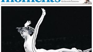 "Nadia, sinonim cu perfecțiunea!"** Legenda gimnasticii este vedeta cărții unuia dintre cei mai mari sportivi din istoria britanicilor