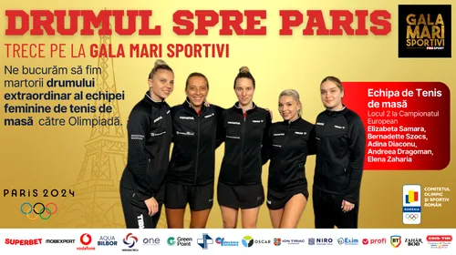Echipa feminină de tenis de masă a României, premiată la <i class='ep-highlight'>Gala</i> Mari Sportivi! „Tot Germania vrem să batem și în finalele următoare”. VIDEO