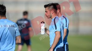 FOTO | Steaua, antrenament la + 32 de grade Celsius