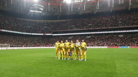 Imagini spectaculoase din Turcia - România. Cum au trăit Bîrligea și colegii săi imnul național