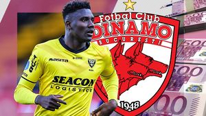 Dinamo, ofertă pentru Peniel Mlapa! Atacantul cu 8 goluri pentru naționala U21 a Germaniei e transferul care ar putea revitaliza ofensiva lui Kopic. EXCLUSIV