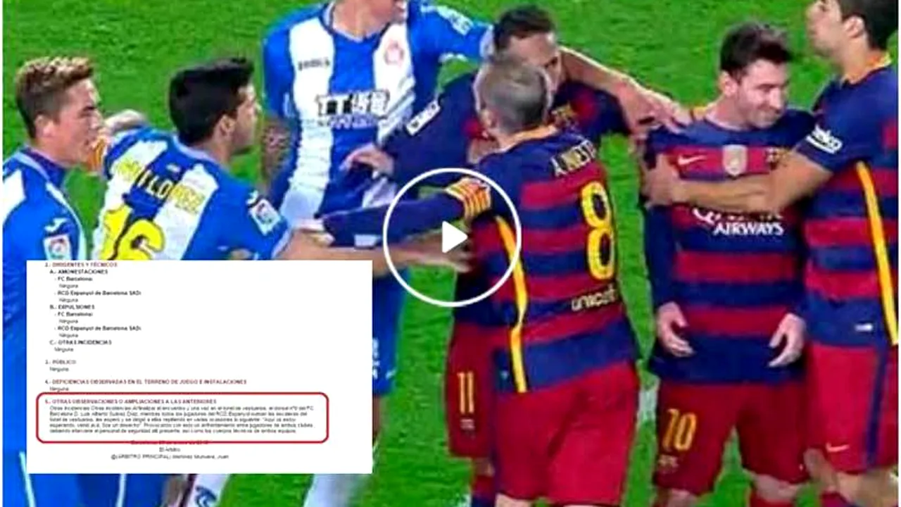 Scandal după BarÃ§a - Espanyol! Suarez s-a descătușat la vestiare: 