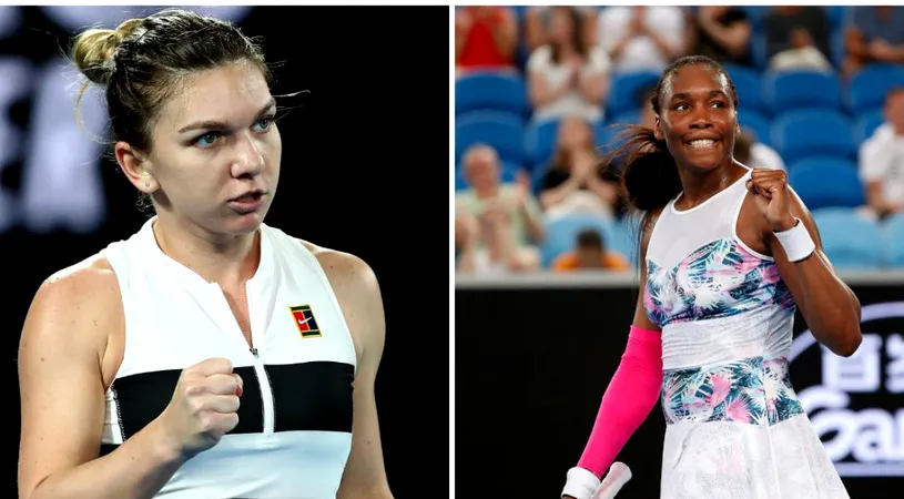 Simona Halep o dă jos de pe piedestal pe 'Zeița Venus', cu cea mai convingătoare evoluție din ultimele luni. S-a calificat în optimi la Australian Open și o va înfrunta pe Serena. Când are loc meciul