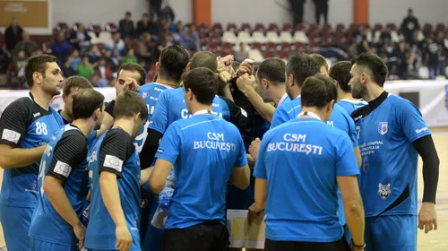 CSM București, victorie uriașă la Turda. Formația din Capitală mai are nevoie de un succes pentru o calificare în finala Ligii Naționale de handbal masculin, neașteptată la începutul sezonului