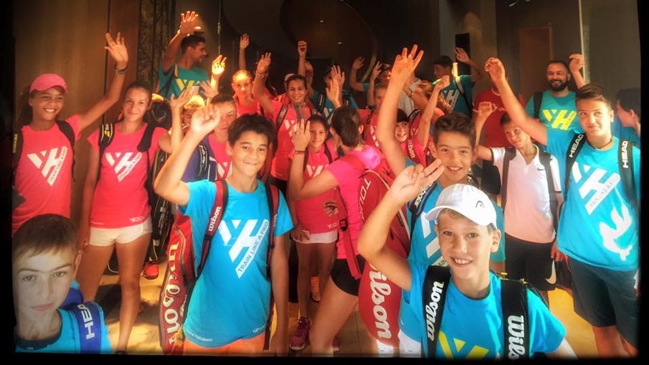 Proiectul lui Victor Hănescu, "Train Like a Pro" face pași mari. Jucători din Belgia și Canada au venit să învețe de la Hane 