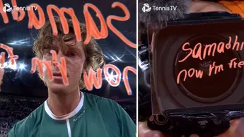 „Samadhi”. Ce înseamnă, de fapt, mesajul enigmatic pe care Andrey Rublev l-a scris pe camera TV, după ce a câștigat titlul ATP de la Madrid