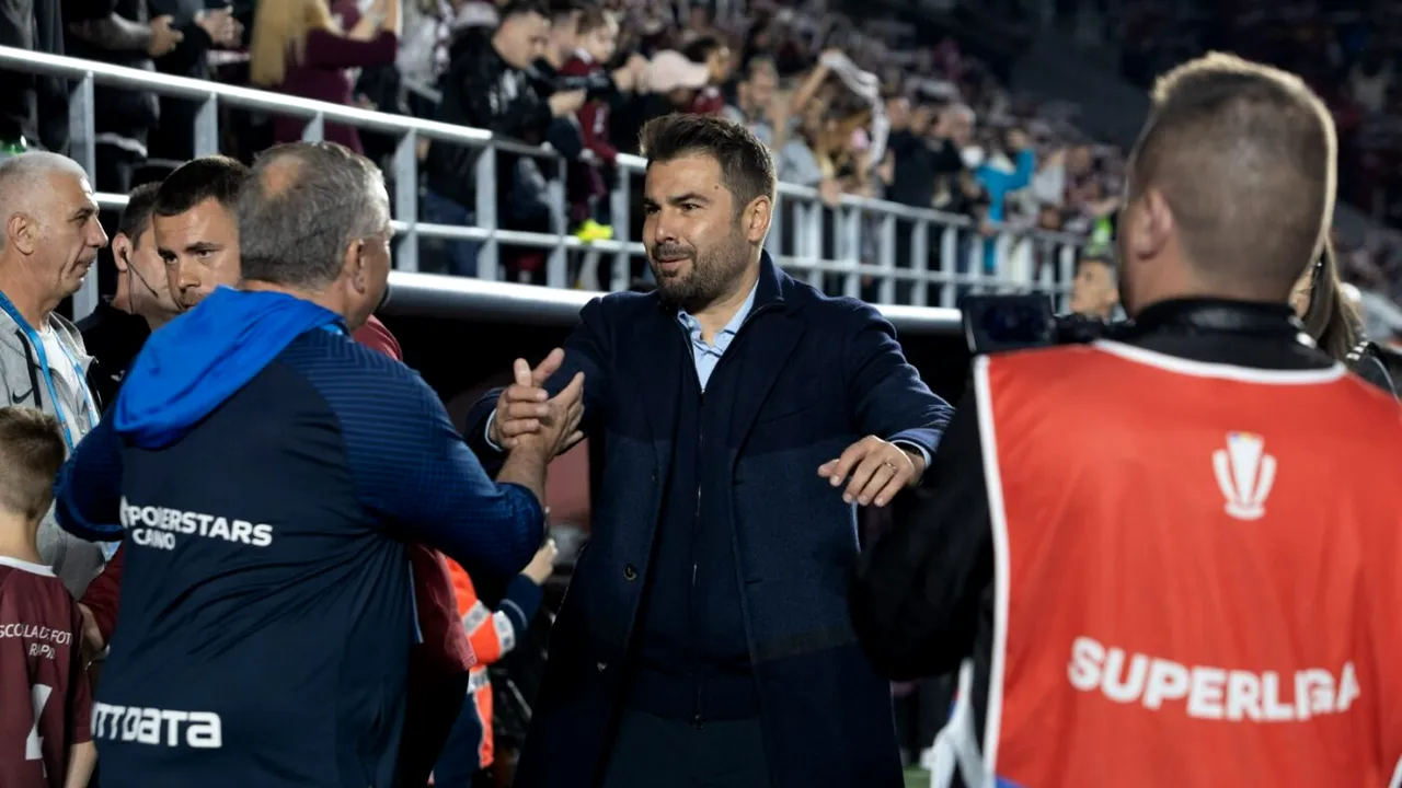 Adrian Mutu a dezvăluit cum l-a transformat pe Dugandzic într-o mașinărie de goluri, după Rapid - CFR Cluj 3-1: „El din fabrică are anumite mișcări prea largi. L-am învățat unele lucruri”